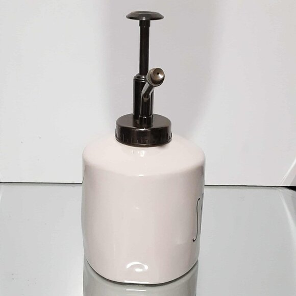 Rae Dunn ' SPRAY ' water mister bottle ceramic jar. Farmhouse decor - Picture 7 of 12